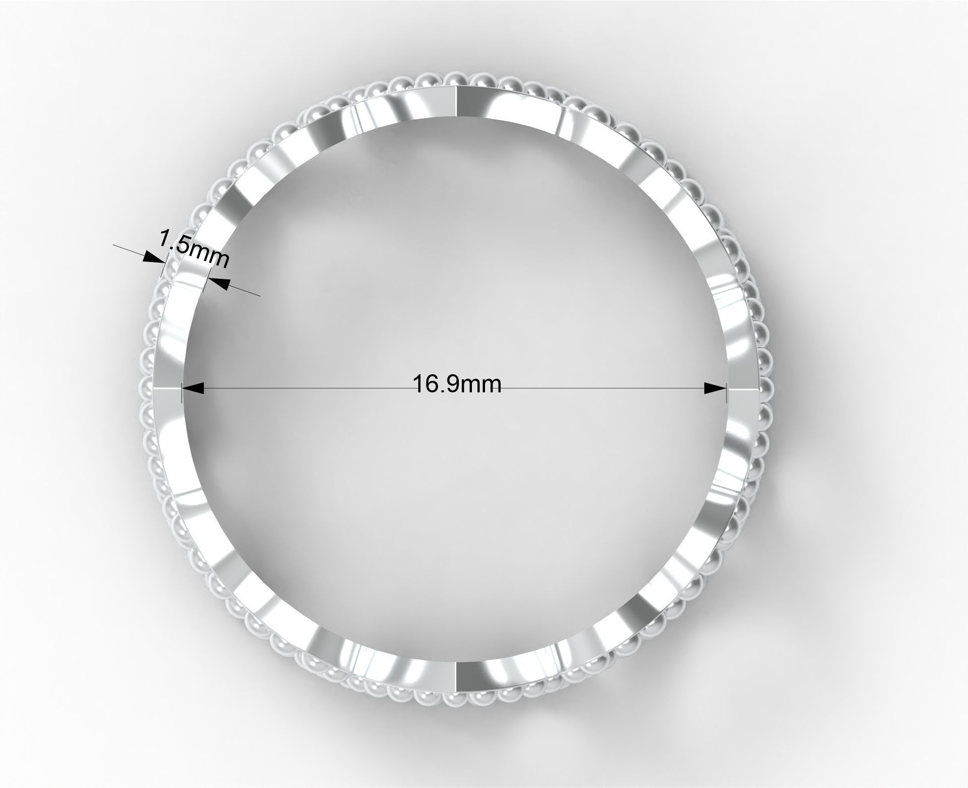 Heart Women Ring 3dm stl obj fbx 3D print model 3D print model_3