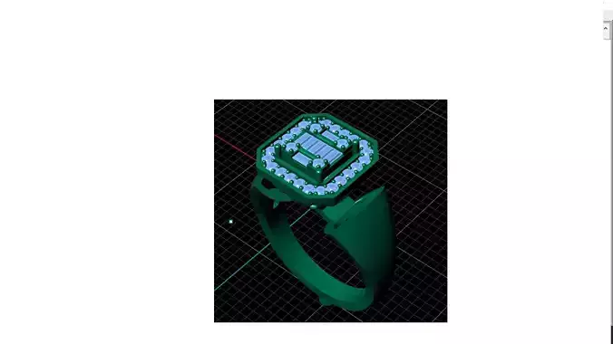 Women ring 3D print model