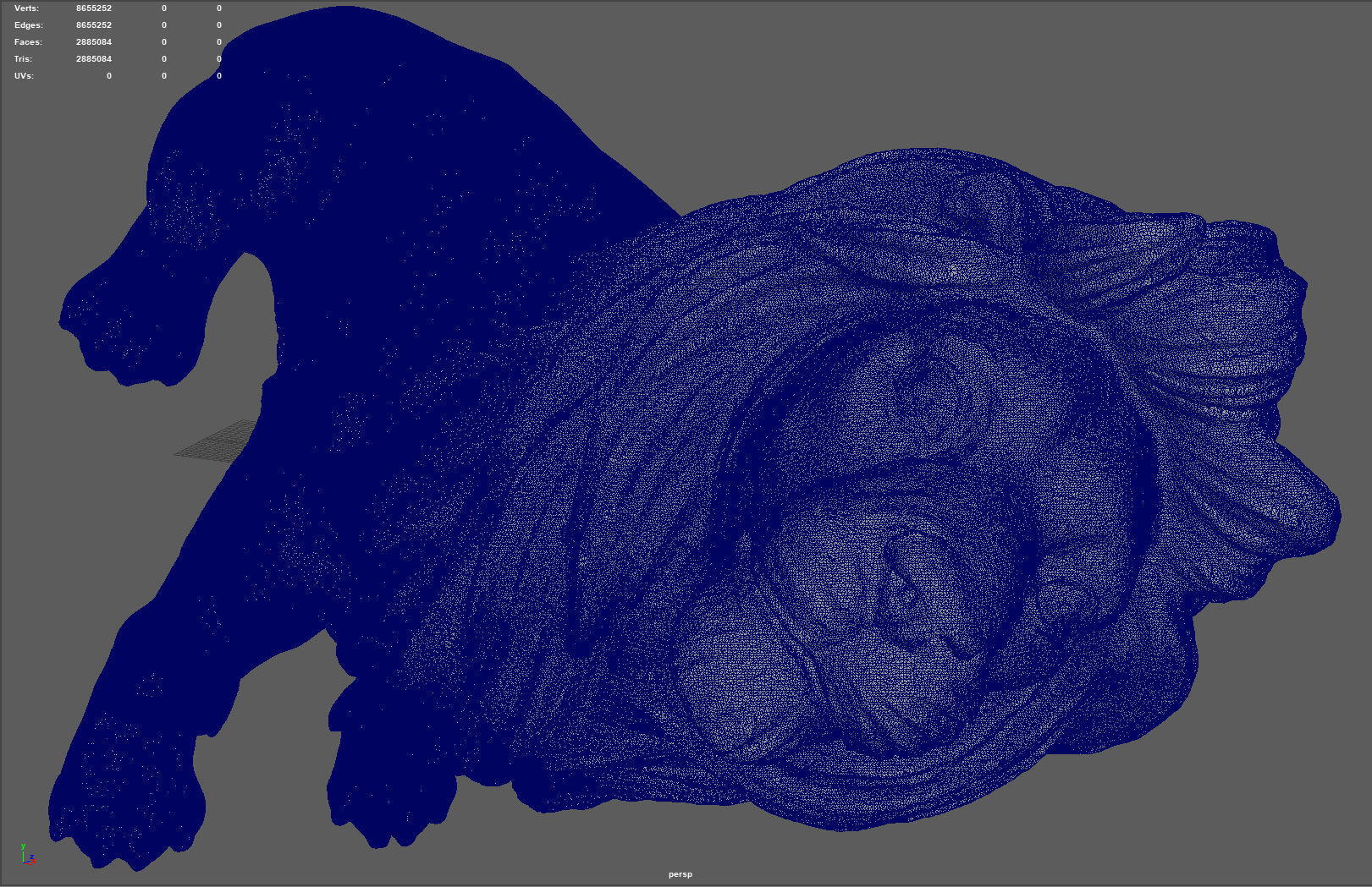 Lion Statue for 3d print 3D print model_5