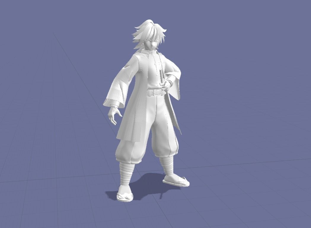 Giyu Tomioka - Demon Slayer 3D model_21
