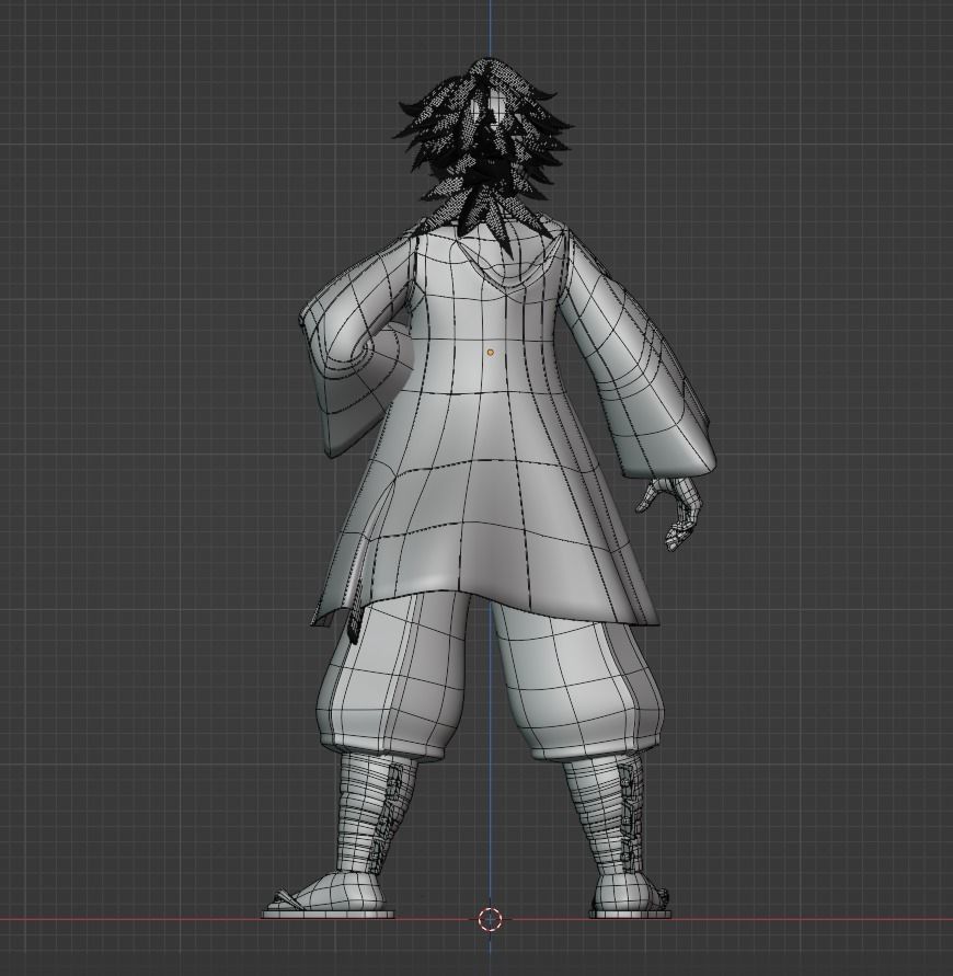 Giyu Tomioka - Demon Slayer 3D model_14