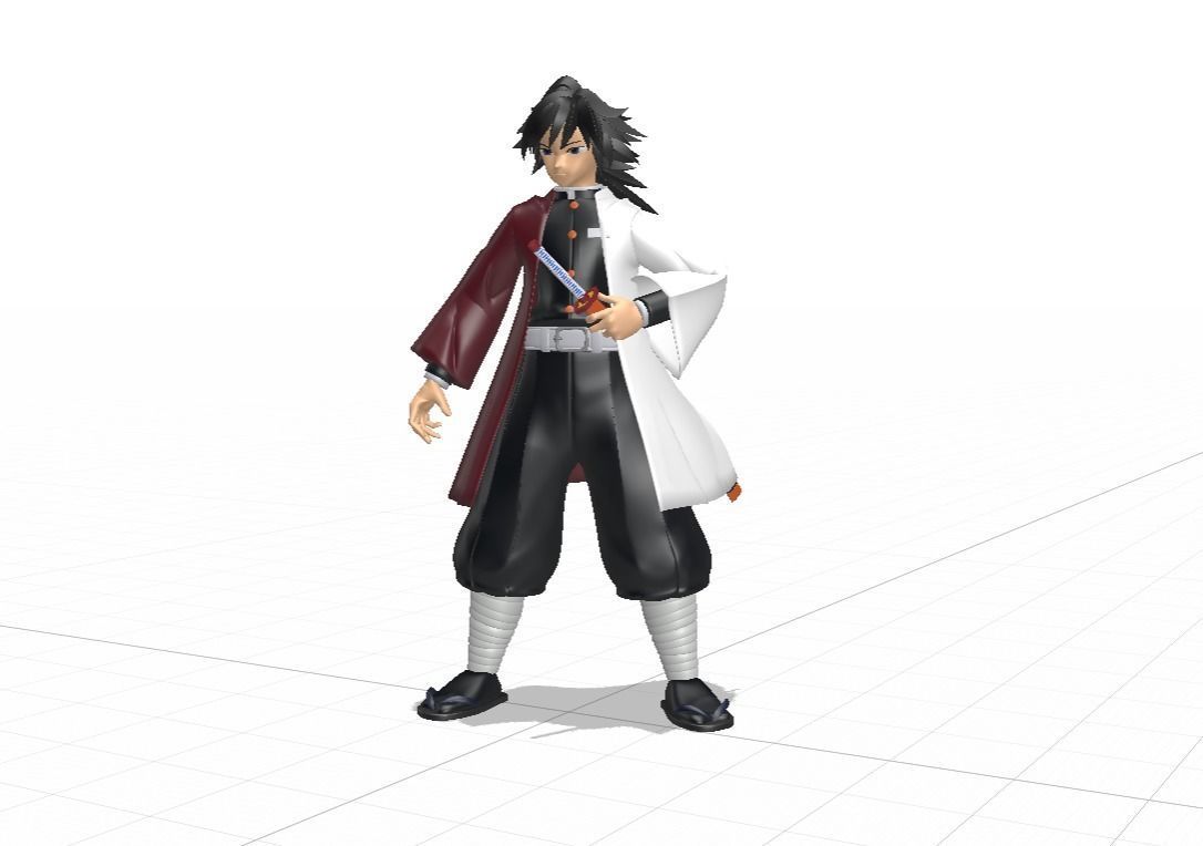 Giyu Tomioka - Demon Slayer 3D model_19