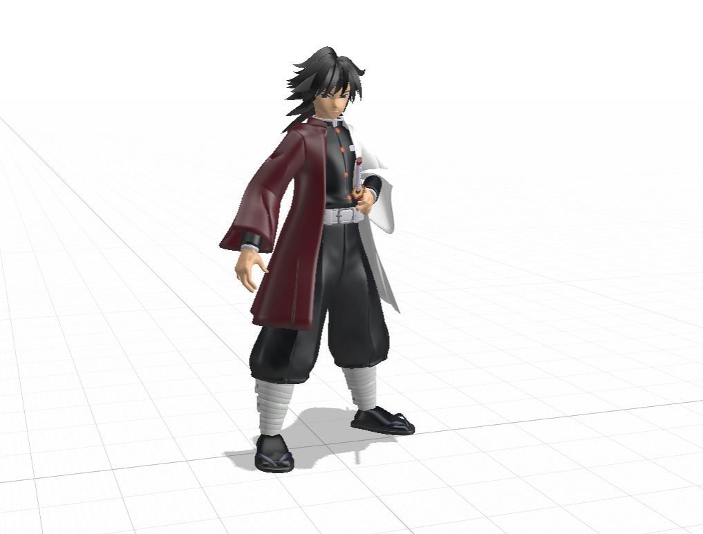 Giyu Tomioka - Demon Slayer 3D model_18