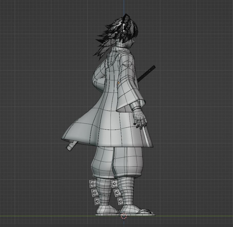 Giyu Tomioka - Demon Slayer 3D model_15