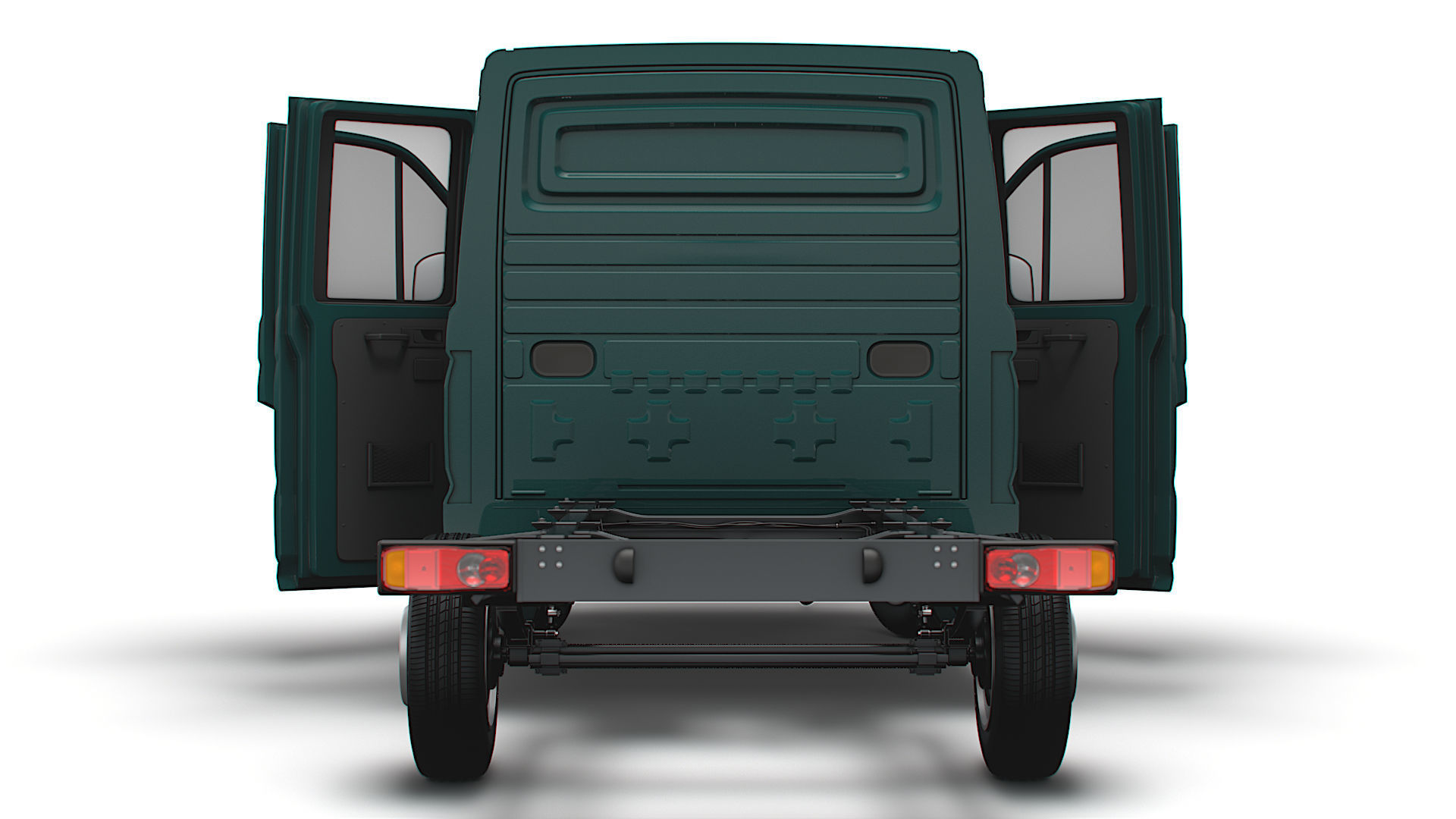 MAN TGE Chassis DoubleCab L1 HQInterior 2023 3D model_10