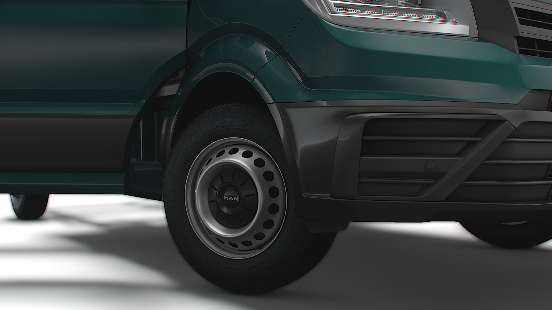 MAN TGE Chassis DoubleCab L1 HQInterior 2023 3D model_5