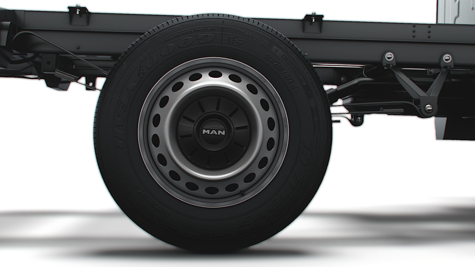 MAN TGE Chassis DoubleCab L1 HQInterior 2023 3D model_9