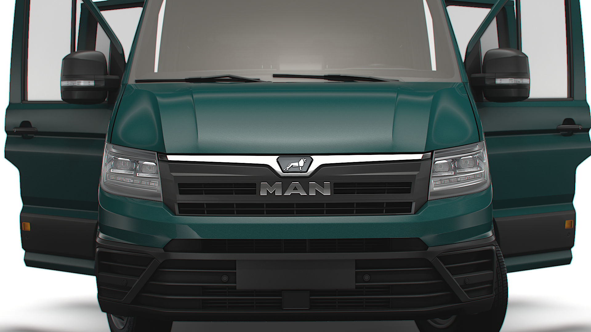 MAN TGE Chassis DoubleCab L1 HQInterior 2023 3D model_7