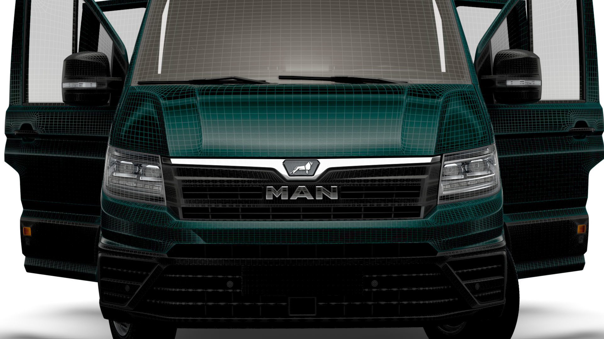 MAN TGE Chassis DoubleCab L1 HQInterior 2023 3D model_19
