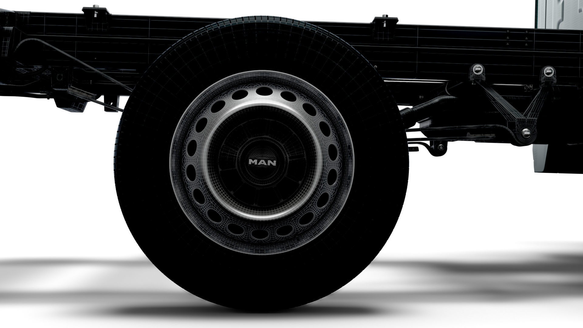 MAN TGE Chassis DoubleCab L1 HQInterior 2023 3D model_21