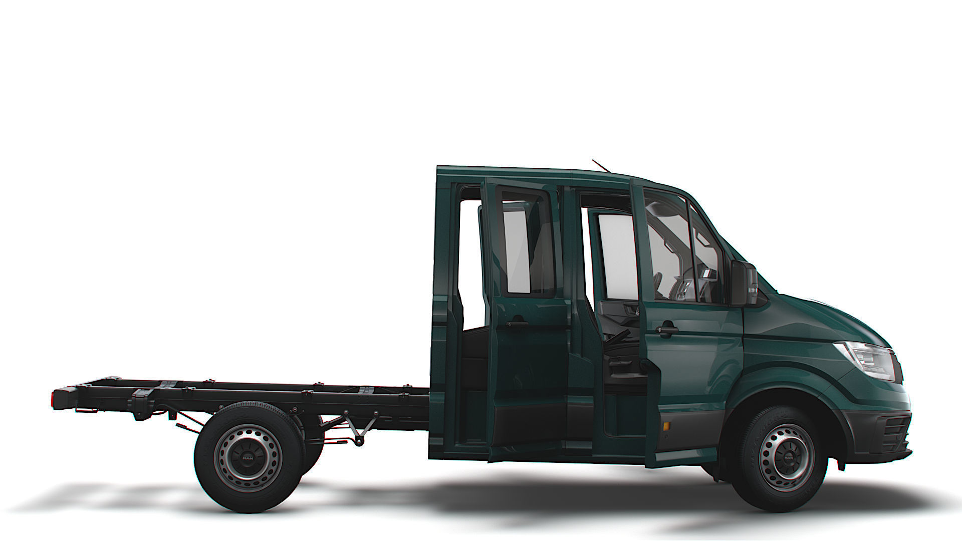 MAN TGE Chassis DoubleCab L1 HQInterior 2023 3D model_1