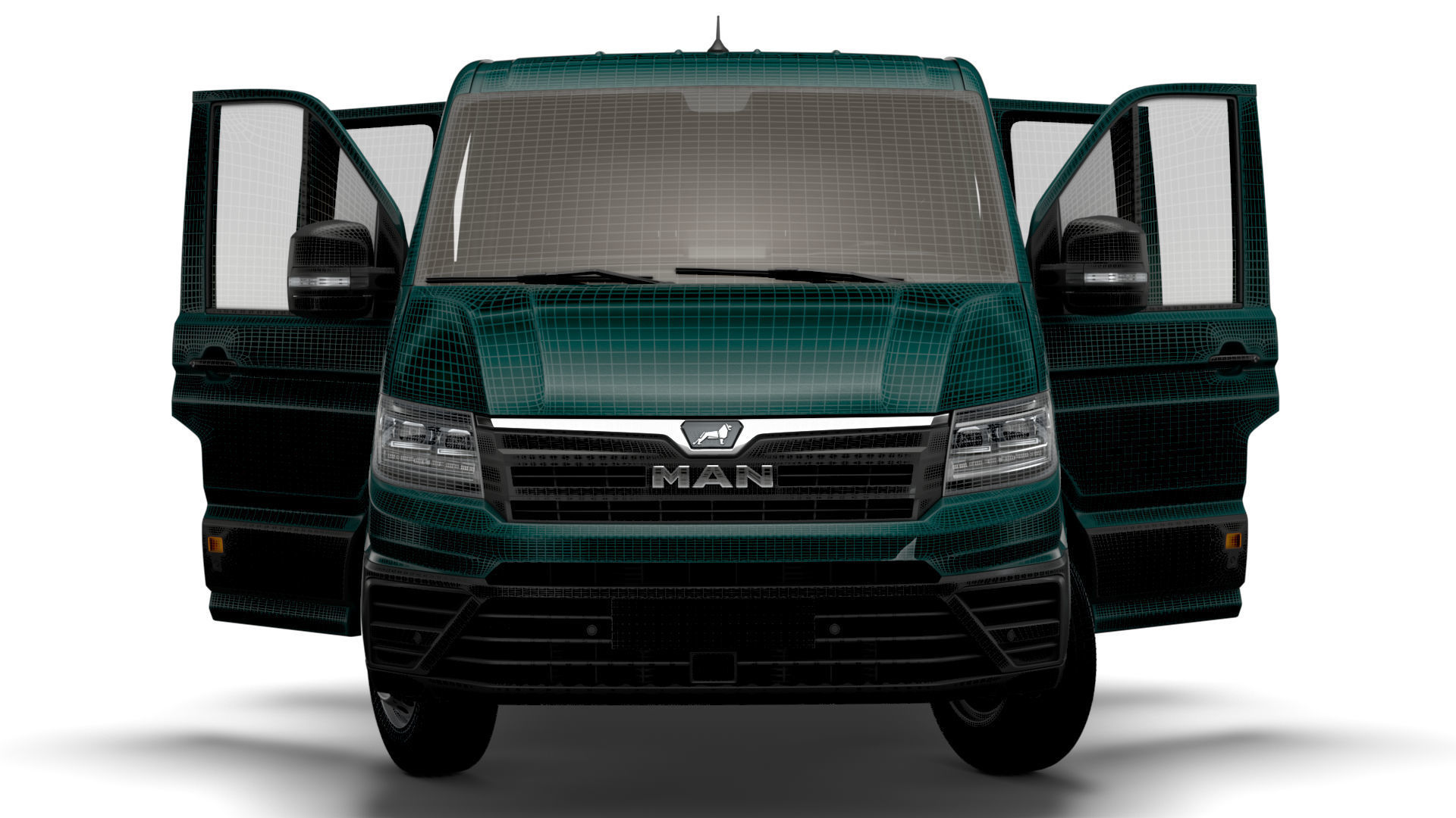 MAN TGE Chassis DoubleCab L1 HQInterior 2023 3D model_18