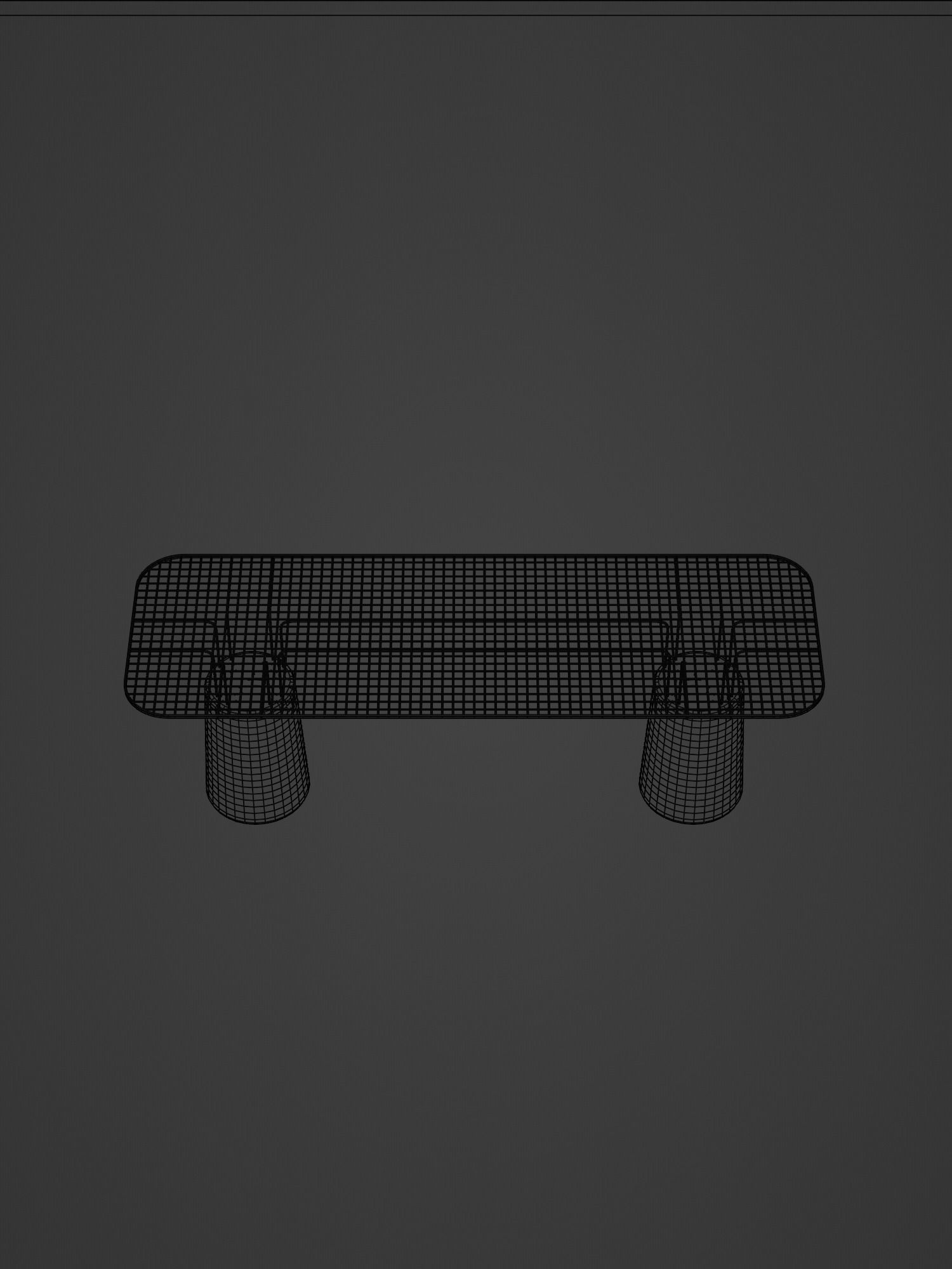 Mesh Bench 3D Model 3D model_1