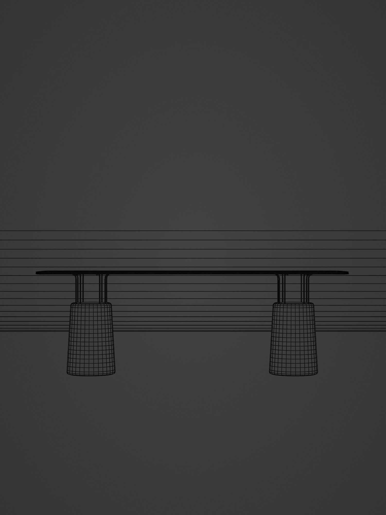 Mesh Bench 3D Model 3D model_5