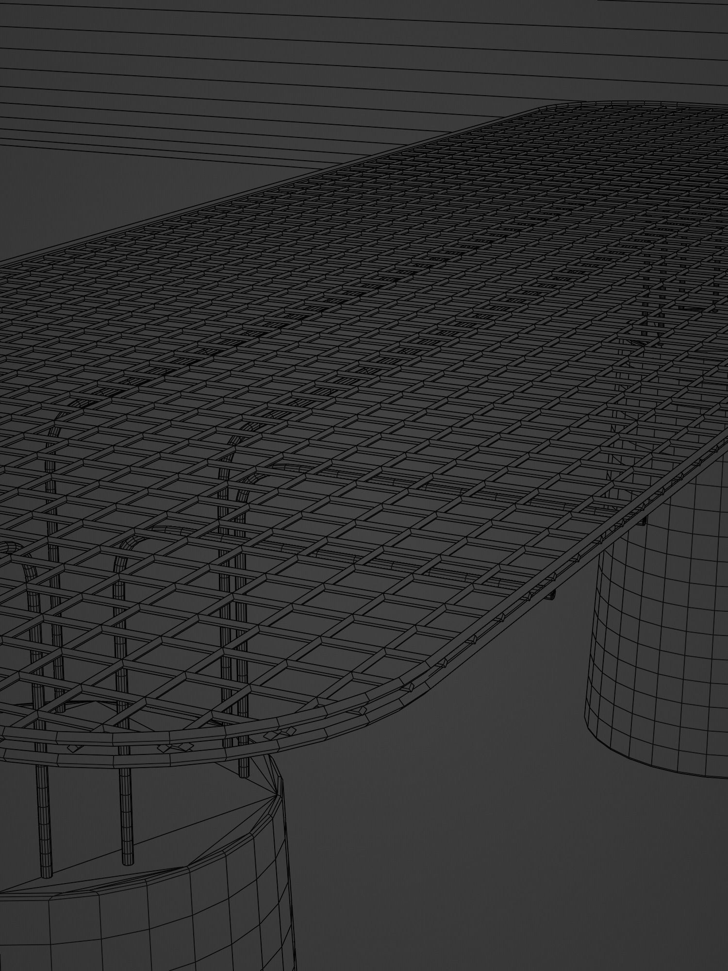 Mesh Bench 3D Model 3D model_7