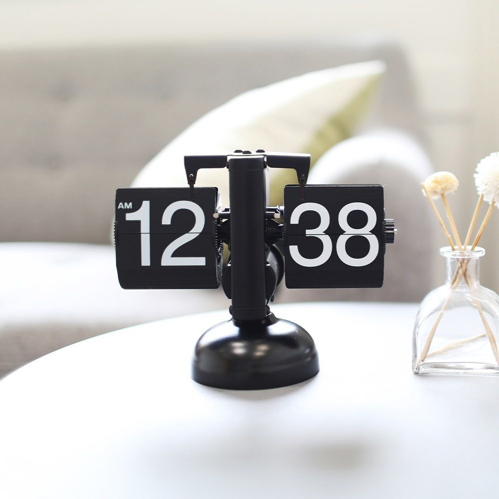 design retro flip table clock 3D model_2