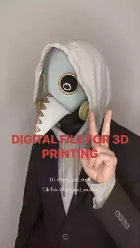 Anime Accurate Violence Mask 3D print model