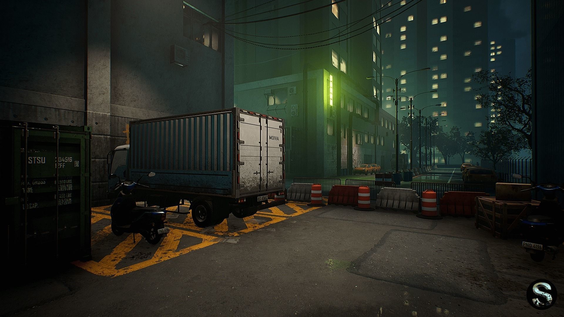 Neon City Complete Pack Low-poly 3D model_4