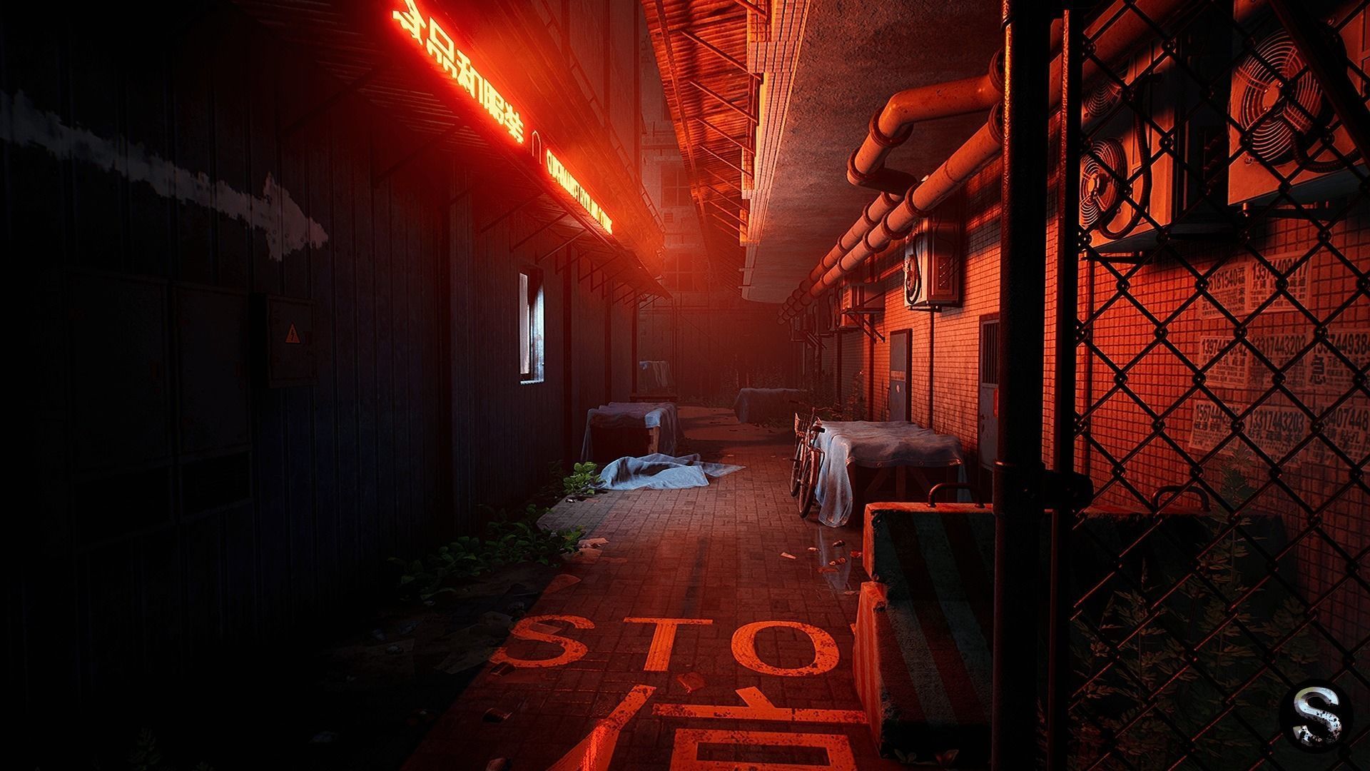 Neon City Complete Pack Low-poly 3D model_15