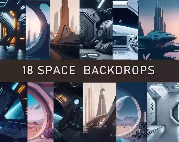 Space Themed Image Backdrops Texture