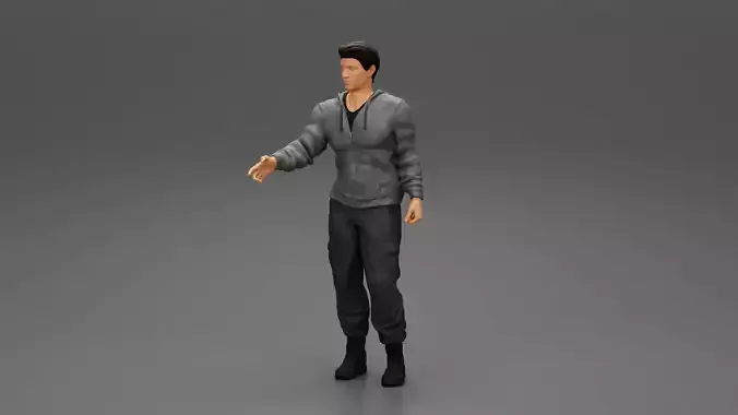 Young man giving hand for handshake