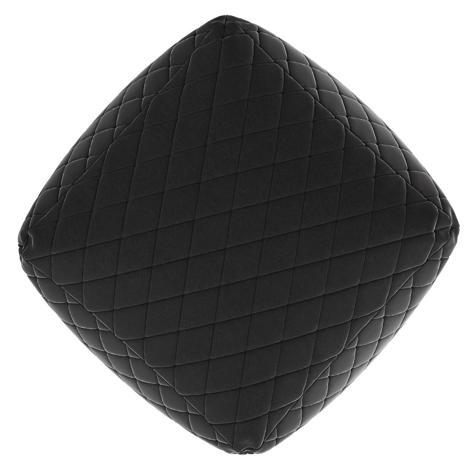Pouf Lure Luxe Black 3D model_4