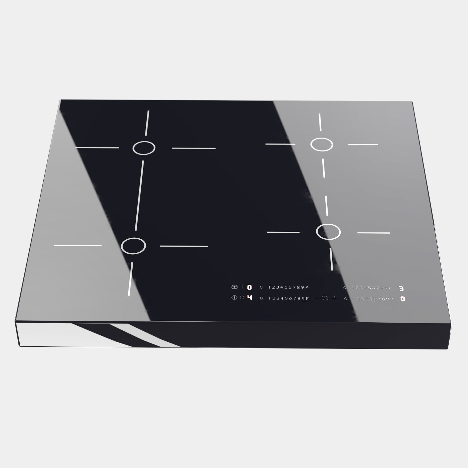 minimalist dining room design 3D model_5