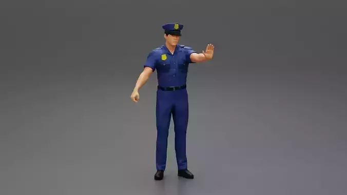 police officer policeman stop hand