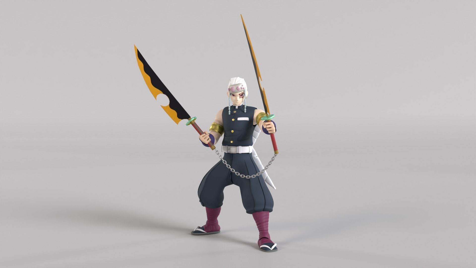 Tengen Uzui - Demon Slayer 3D model_4