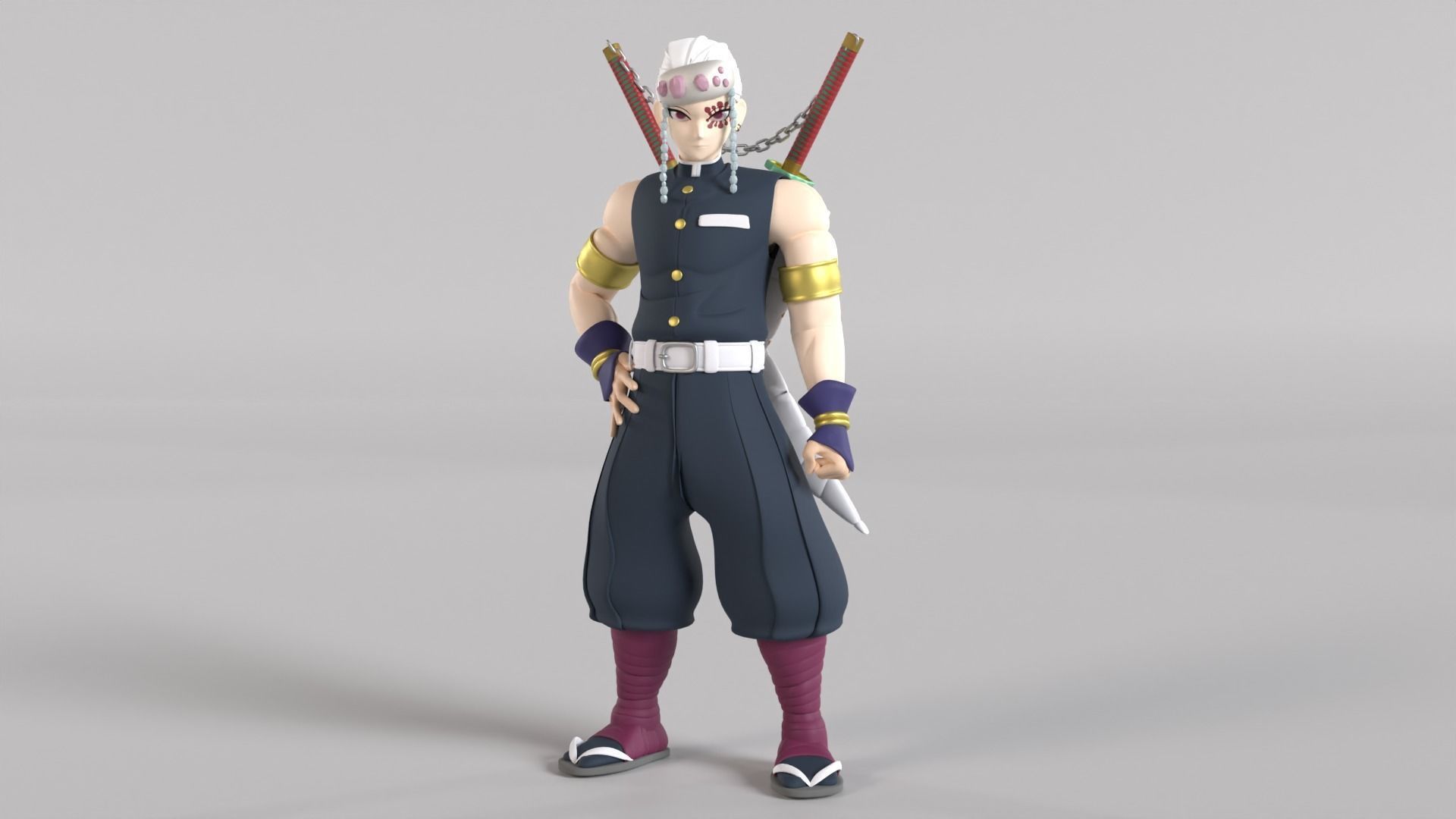 Tengen Uzui - Demon Slayer 3D model_3