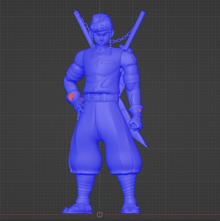 Tengen Uzui - Demon Slayer 3D model_17