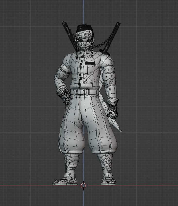 Tengen Uzui - Demon Slayer 3D model_12