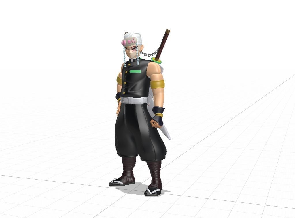 Tengen Uzui - Demon Slayer 3D model_19