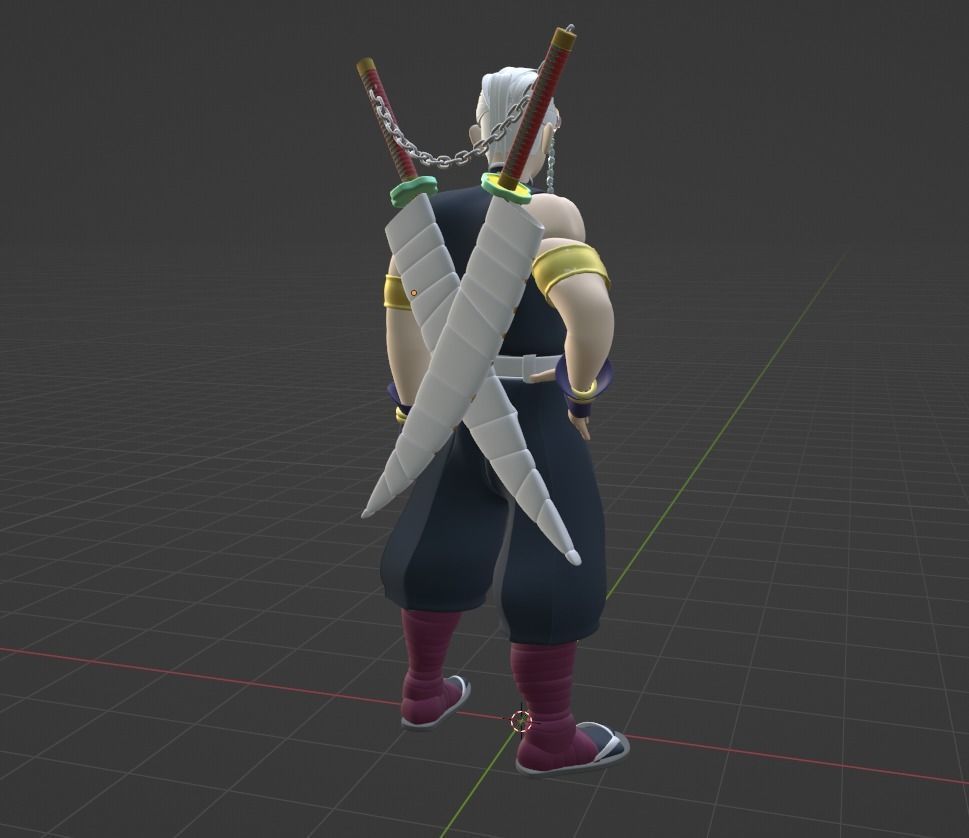 Tengen Uzui - Demon Slayer 3D model_9