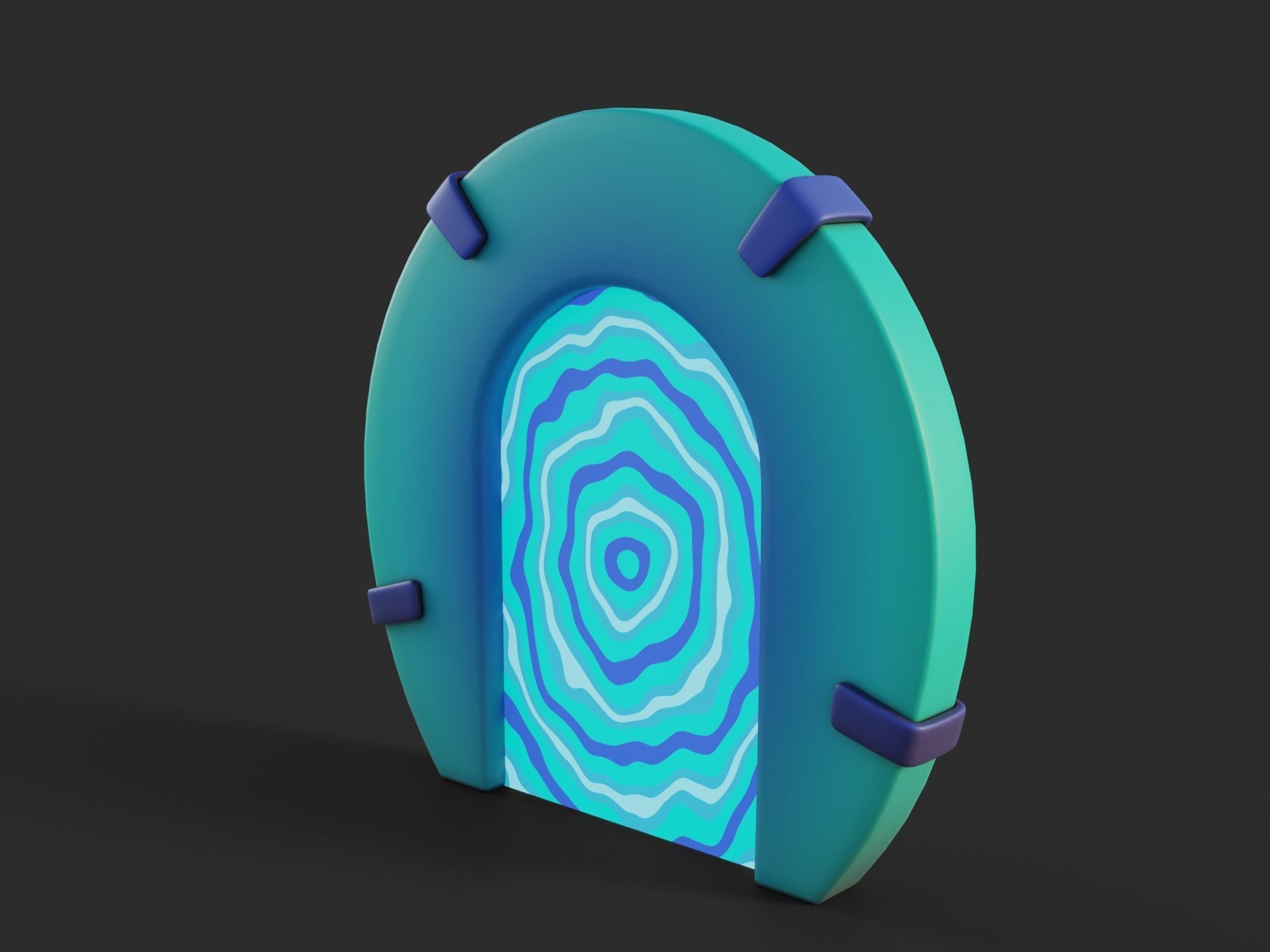 Cartoon Portals Collection Low-poly 3D model_23