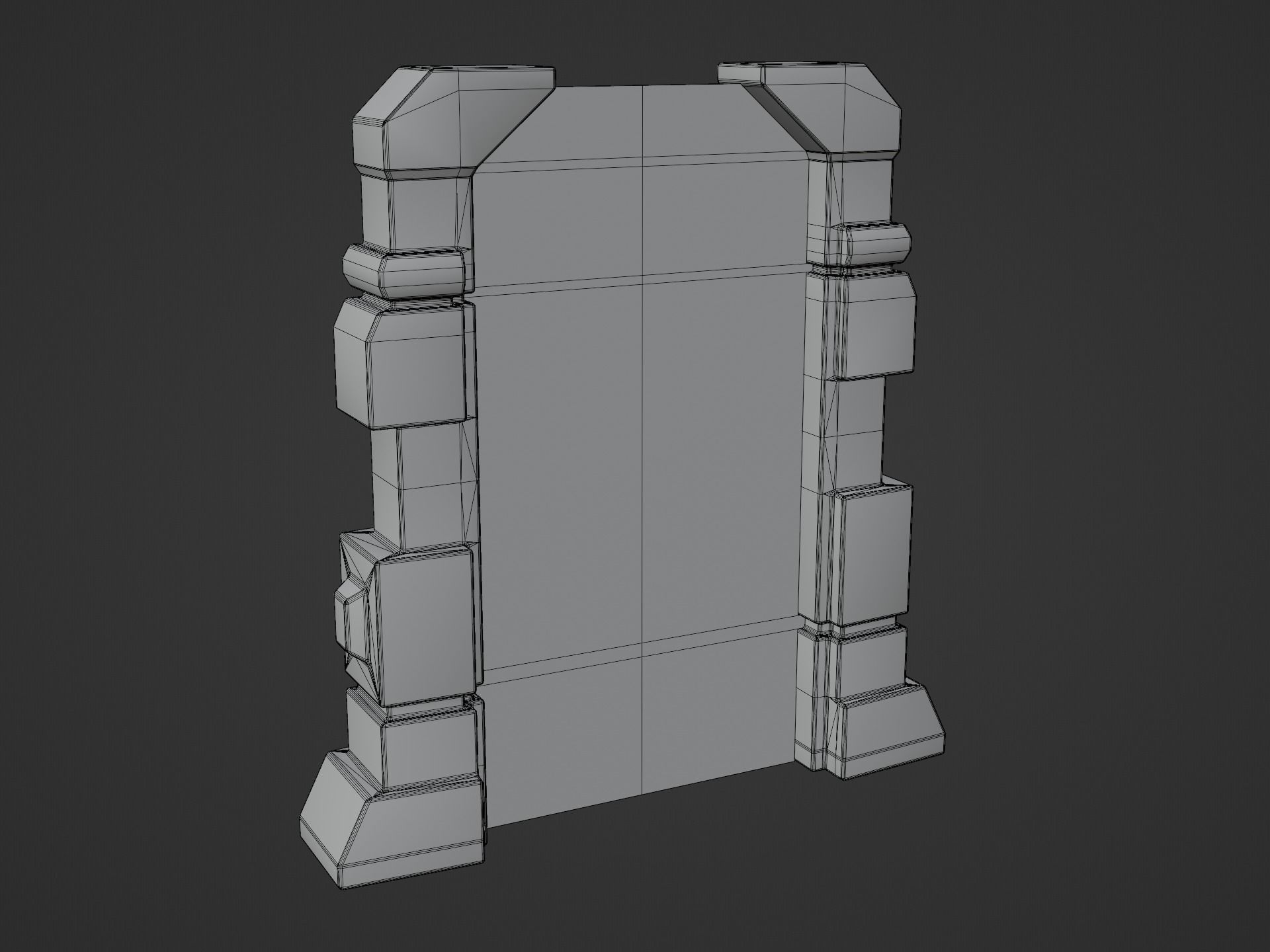 Cartoon Portals Collection Low-poly 3D model_5