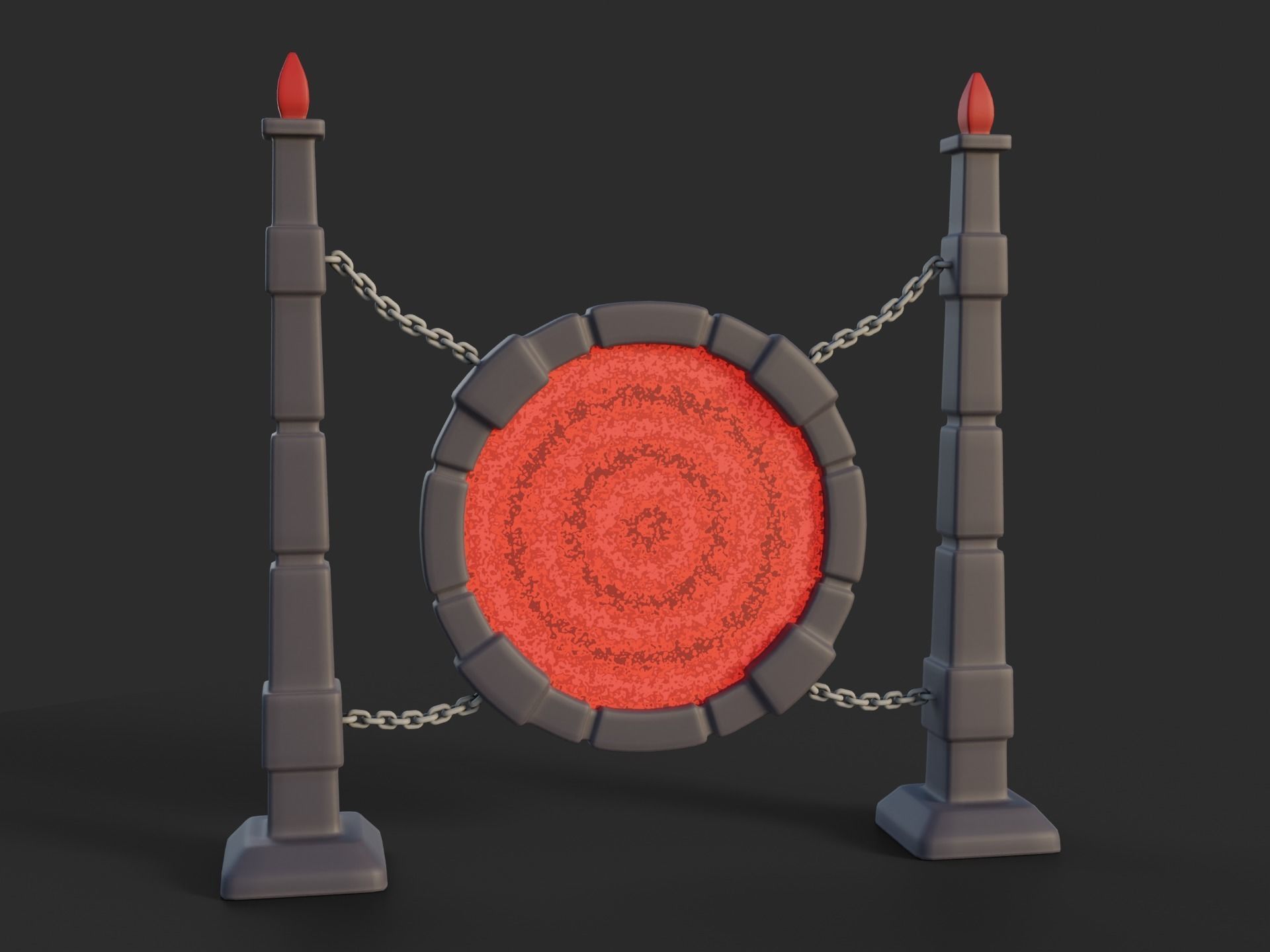 Cartoon Portals Collection Low-poly 3D model_14