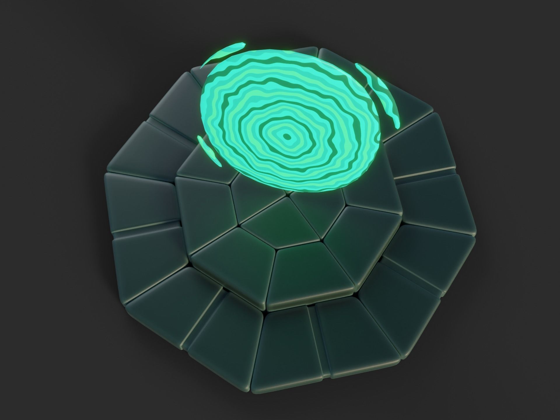 Cartoon Portals Collection Low-poly 3D model_20