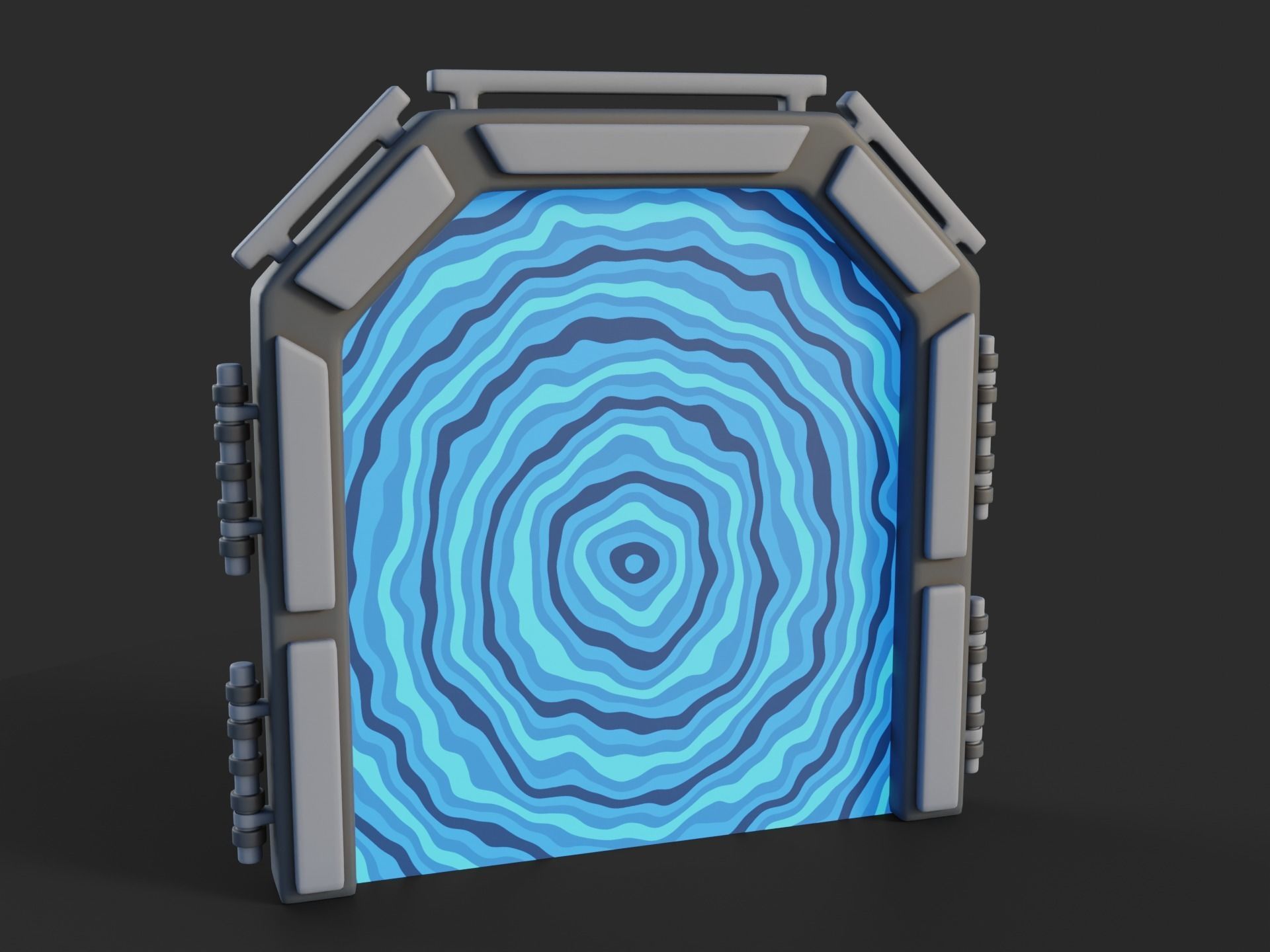 Cartoon Portals Collection Low-poly 3D model_26