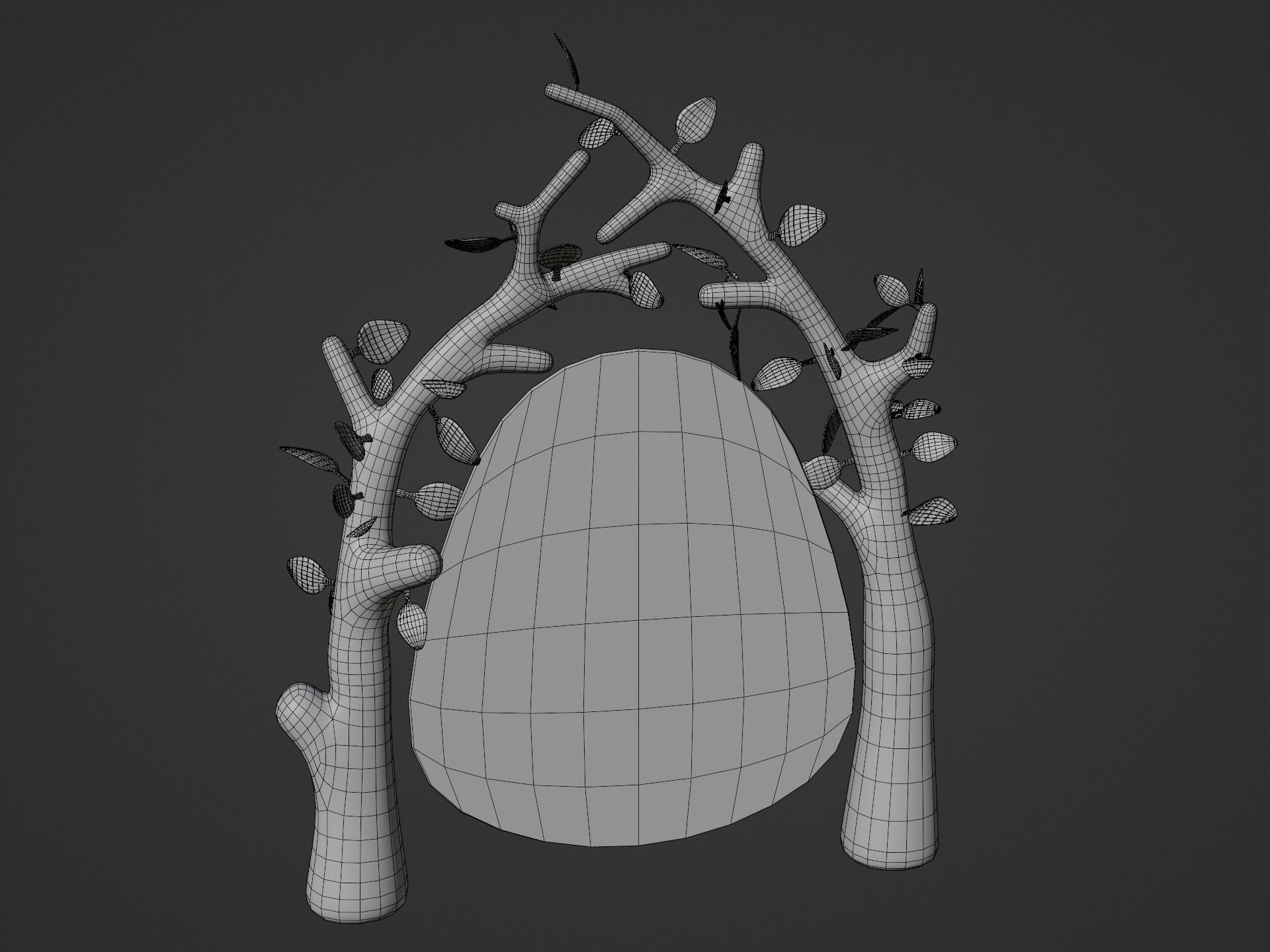 Cartoon Portals Collection Low-poly 3D model_37