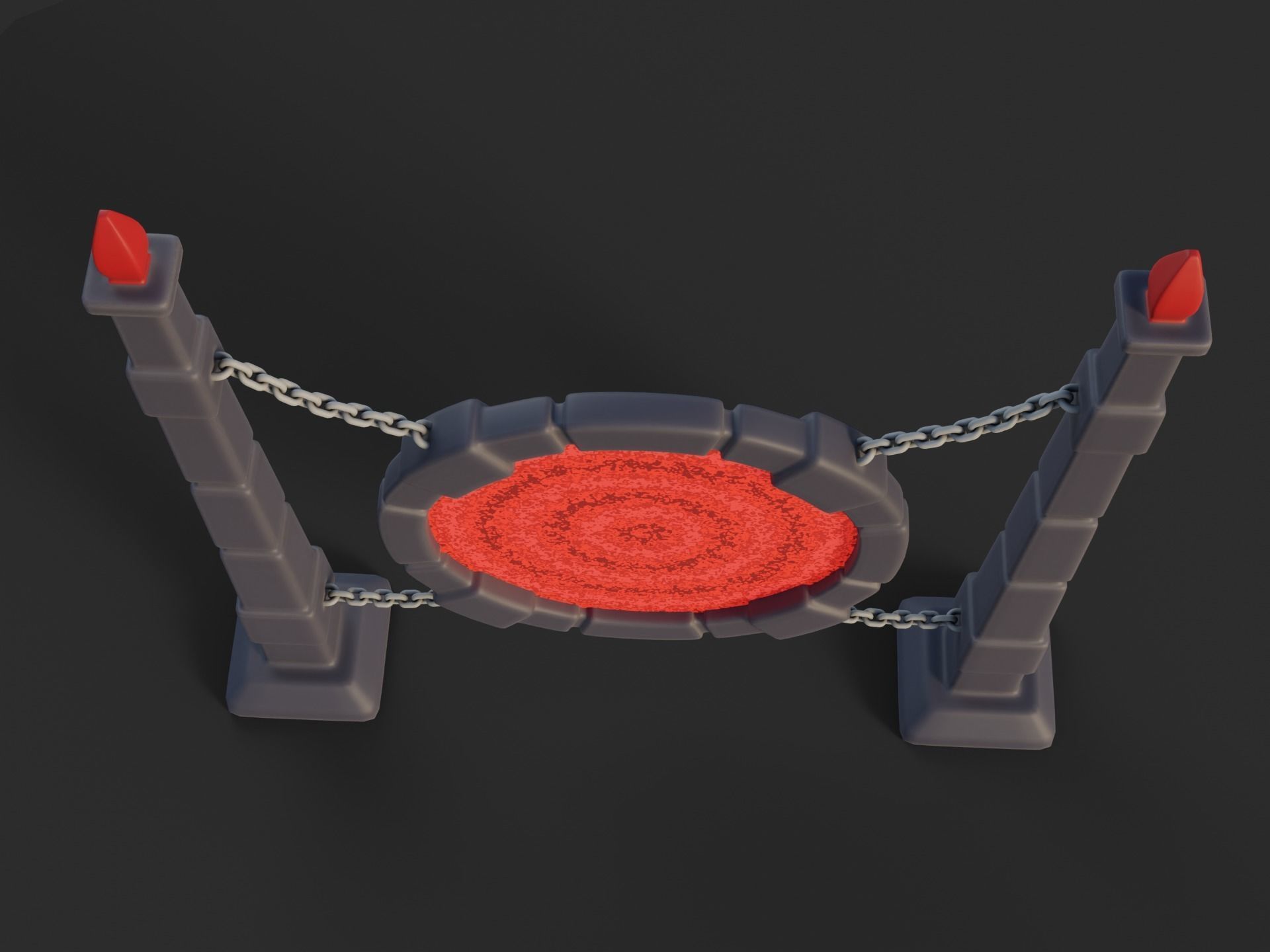 Cartoon Portals Collection Low-poly 3D model_16