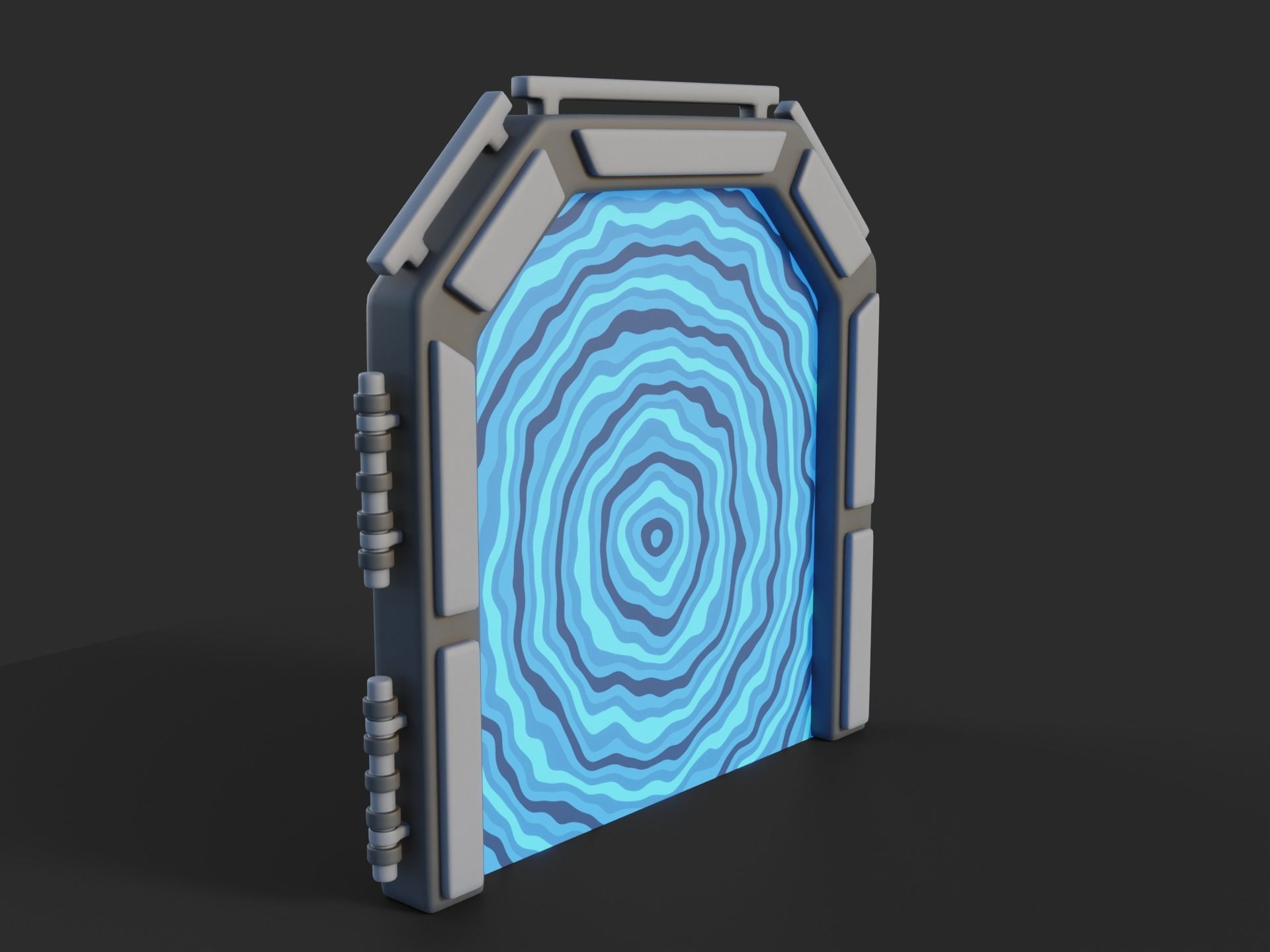 Cartoon Portals Collection Low-poly 3D model_27