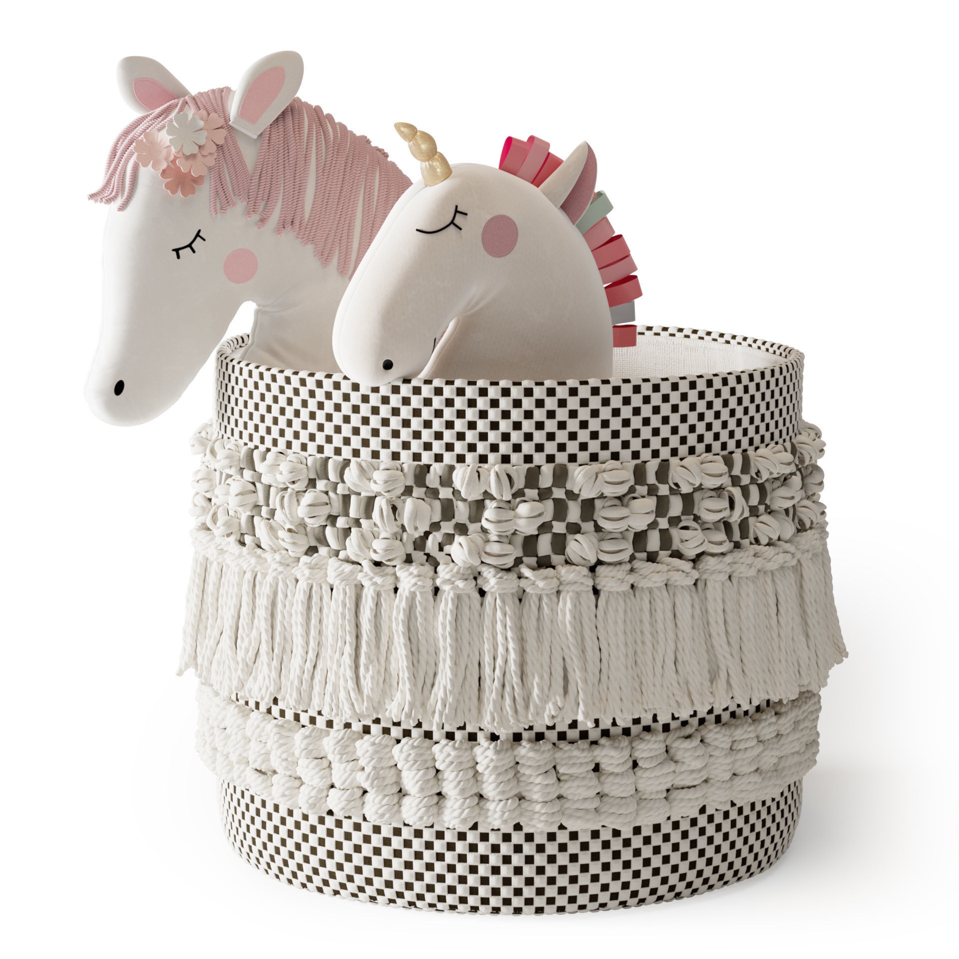 Baskets Set 18 3D model_4