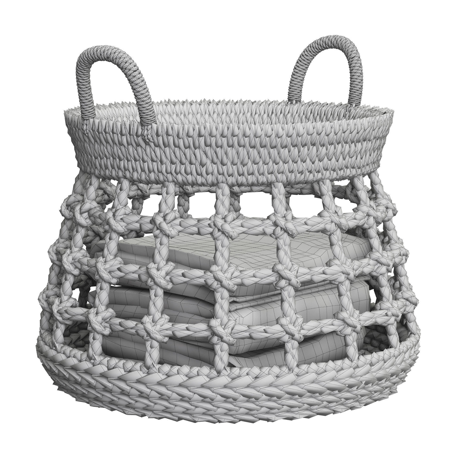 Baskets Set 18 3D model_11