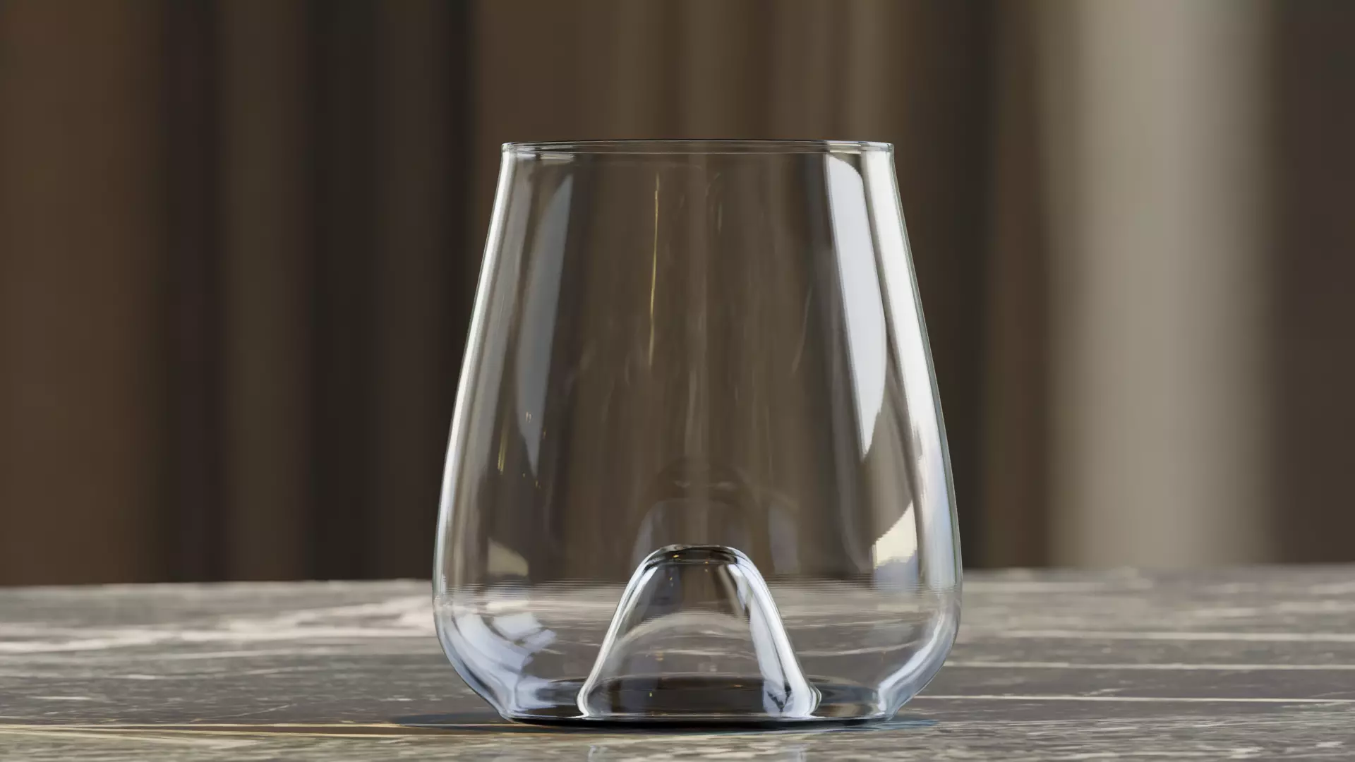 Modern design glass for various drinks Free 3D model