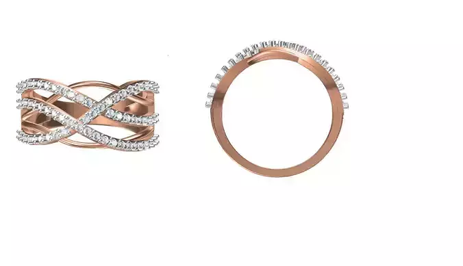 Women Engagement Wedding Ring STL JCD Details