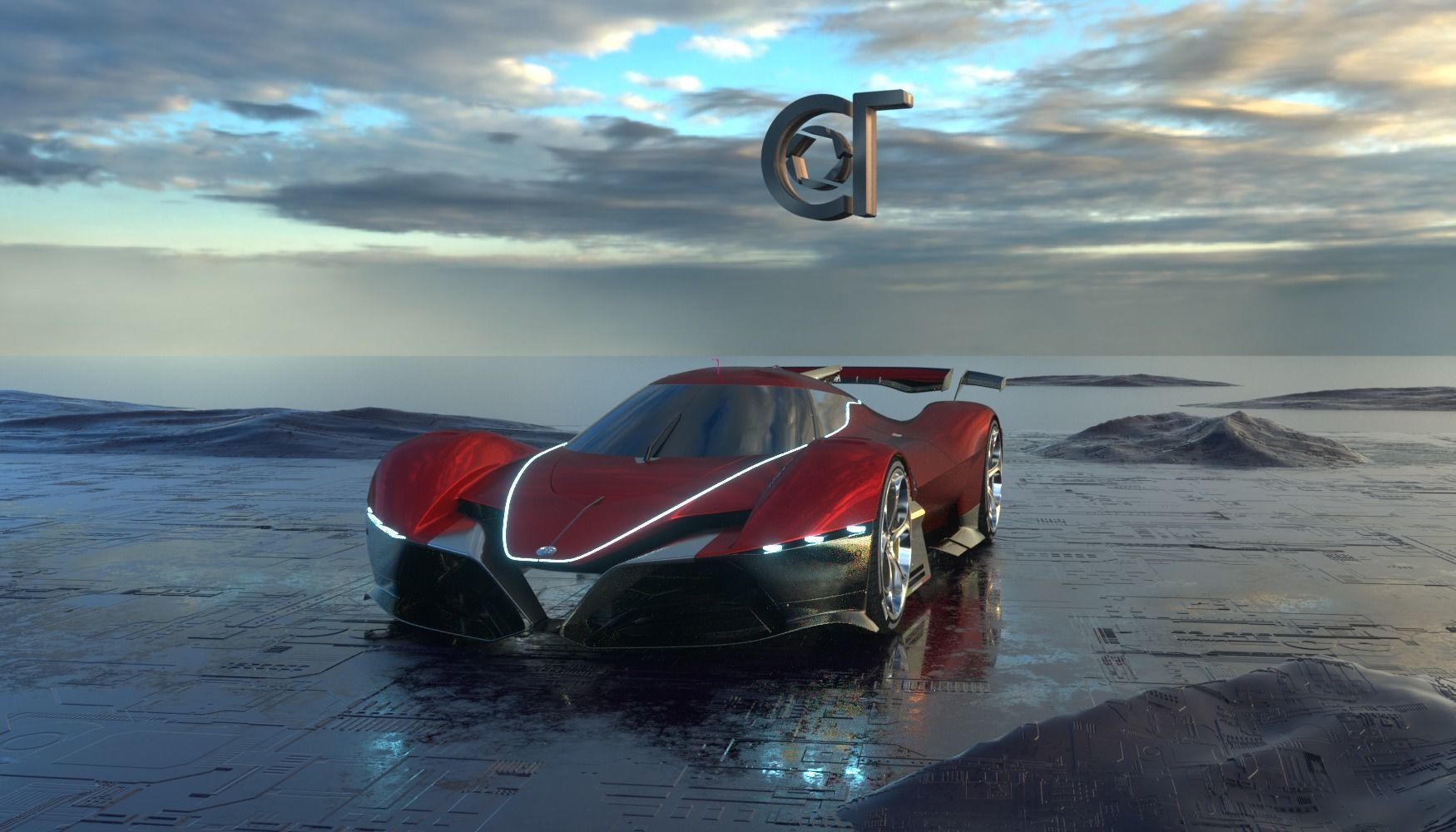 Alfa Romeo 8C-R Tazio 2020 model 3D model_1