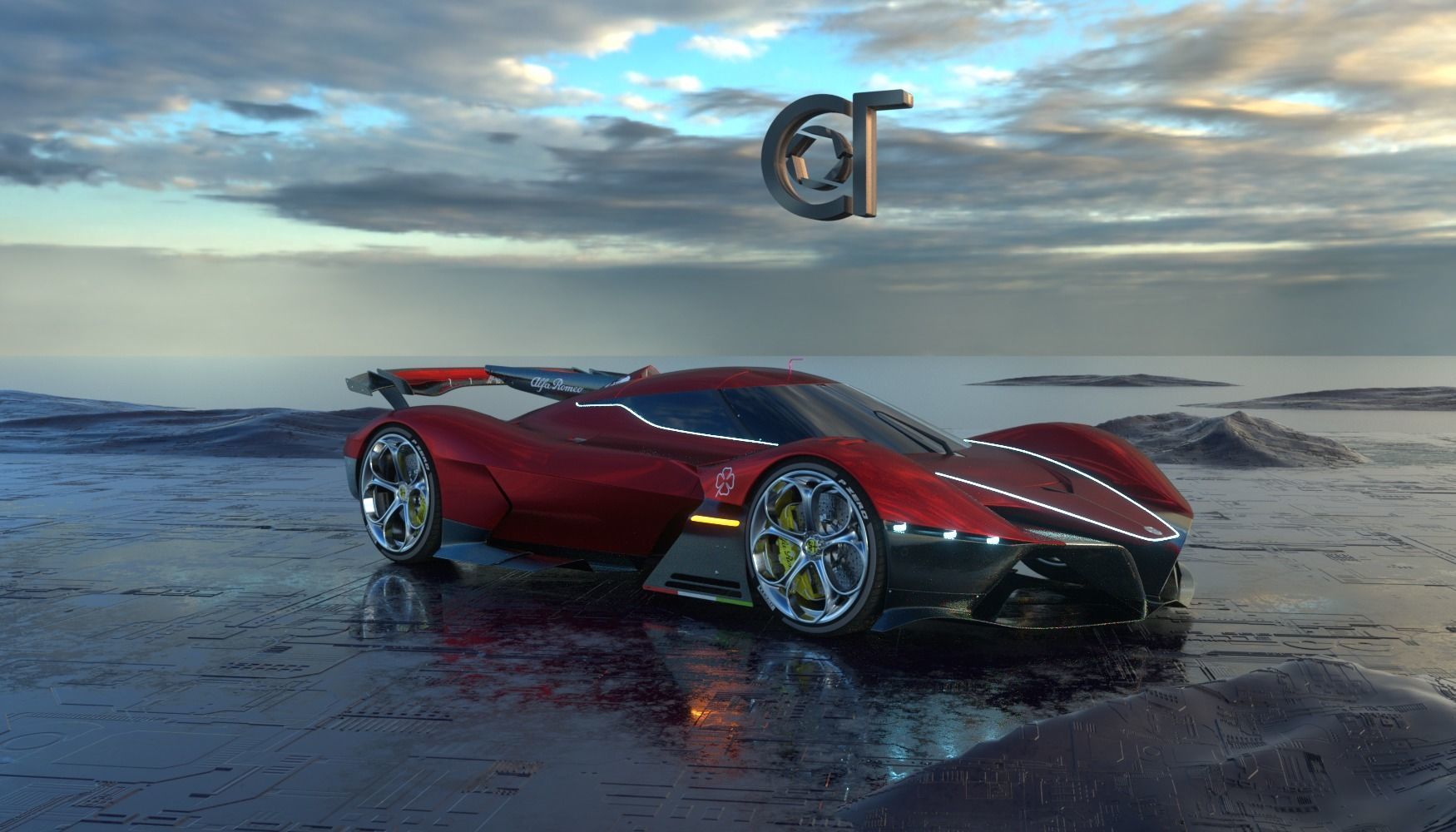 Alfa Romeo 8C-R Tazio 2020 model 3D model | CGTrader