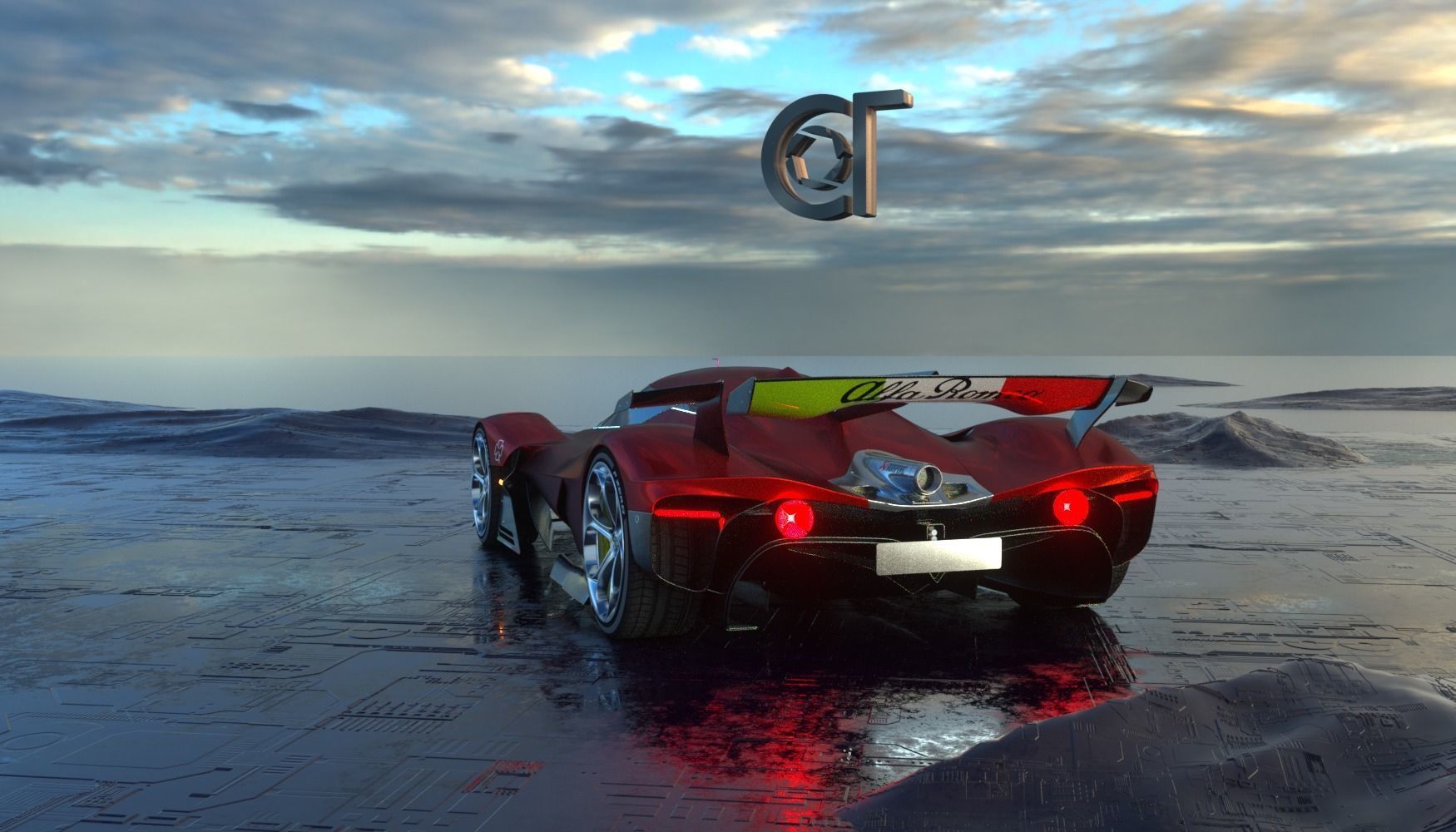 Alfa Romeo 8C-R Tazio 2020 model 3D model_5