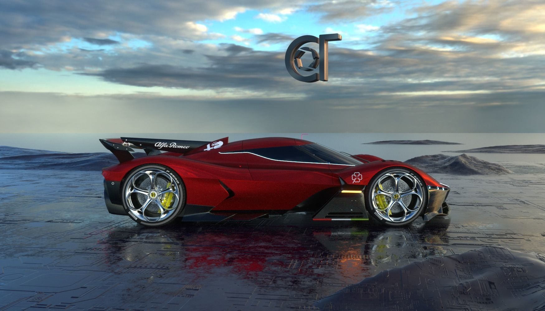 Alfa Romeo 8C-R Tazio 2020 model 3D model_7